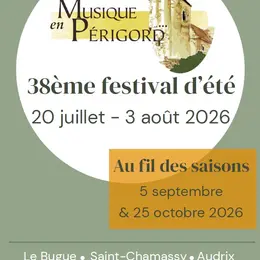 38ème Festival Musique en Périgord - Jeunes prodiges
