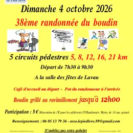 38ème Randonnée du boudin
