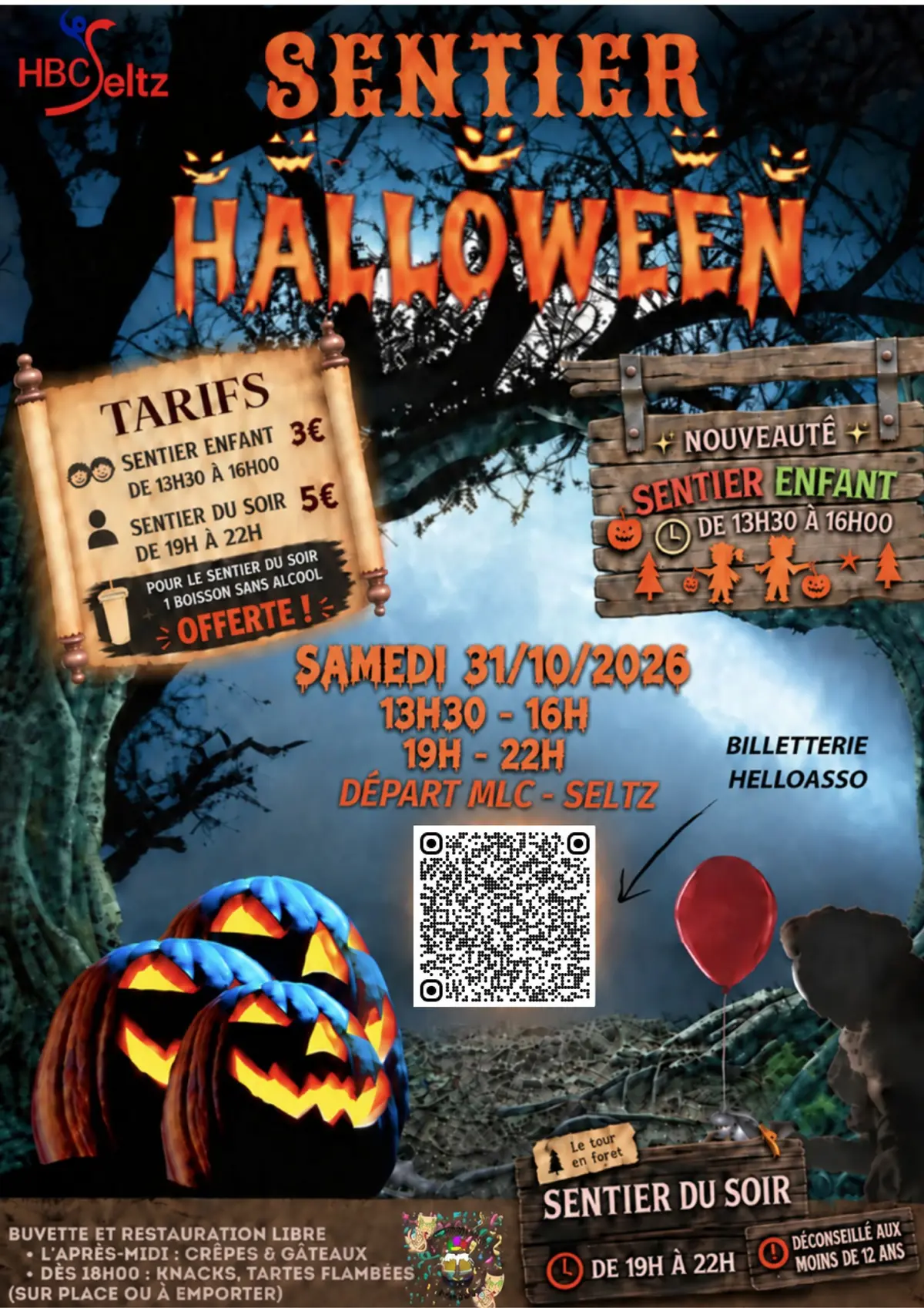 Sentier d'Halloween 2026