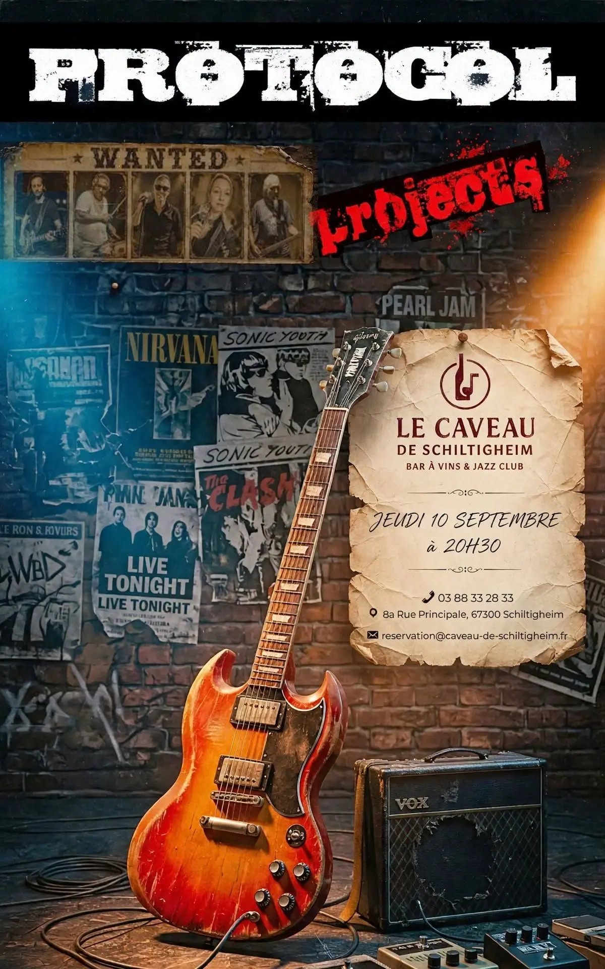 PROTOCOL PROJECTS en concert au Caveau de Schiltigheim