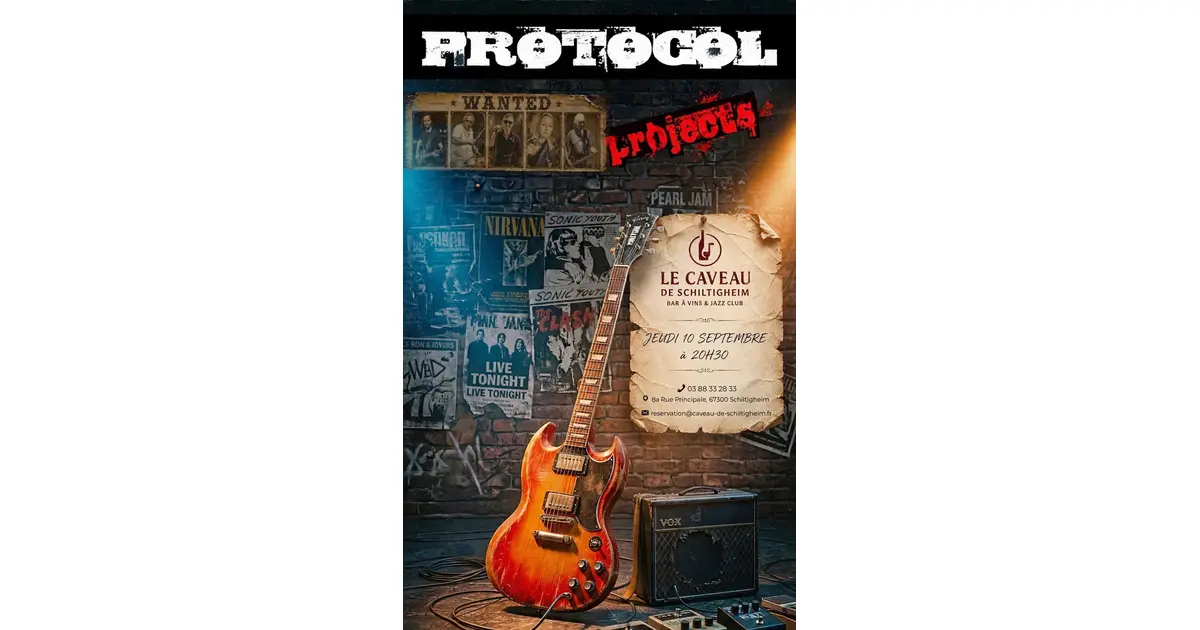 PROTOCOL PROJECTS en concert au Caveau de Schiltigheim