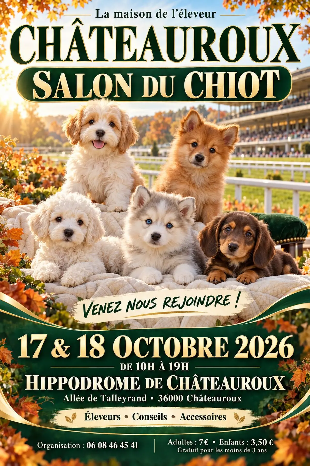 Salon du chiot et du chaton Ch&acirc;teauroux