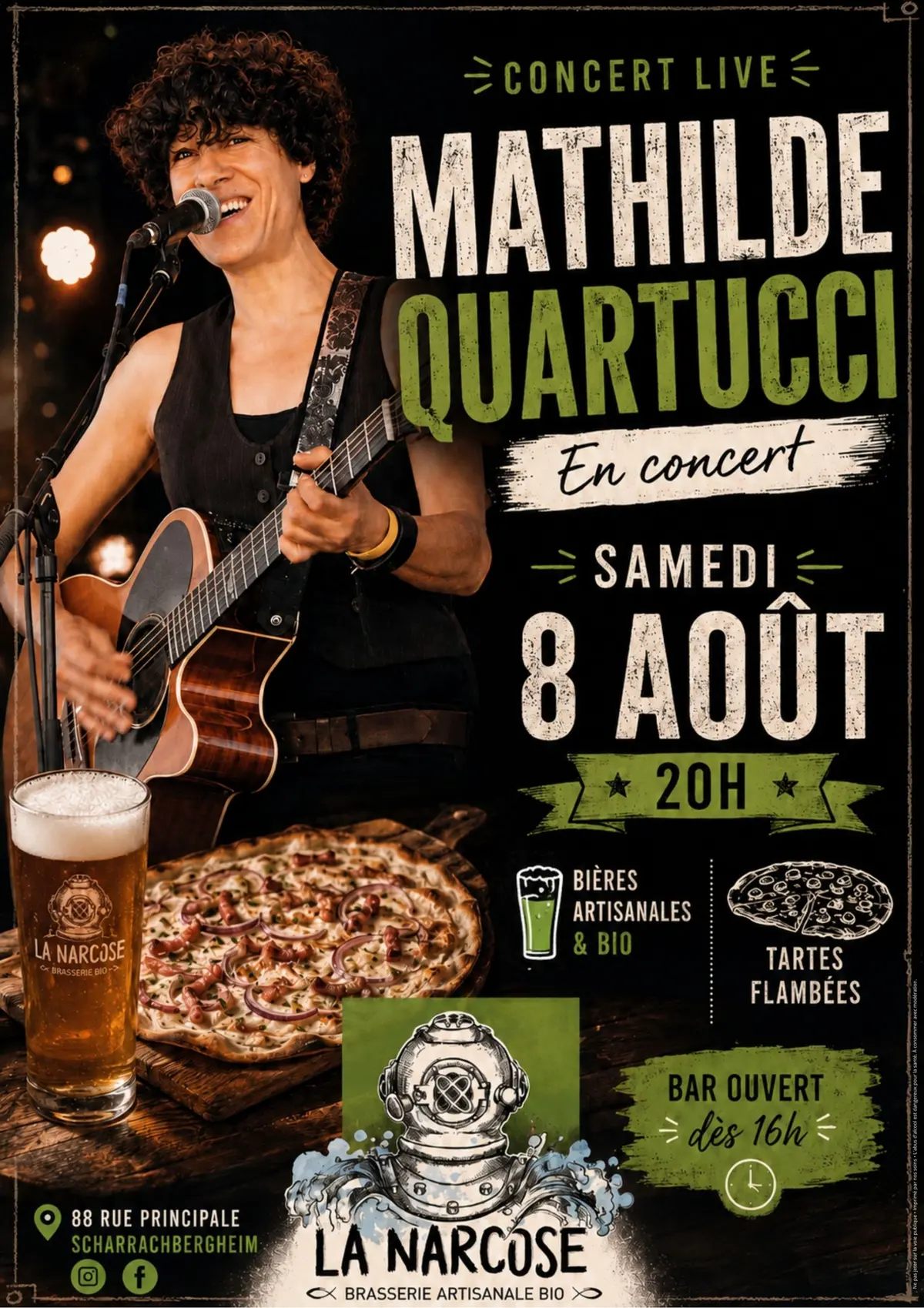 Concert live : Mathilde Quartucci à La Narcose