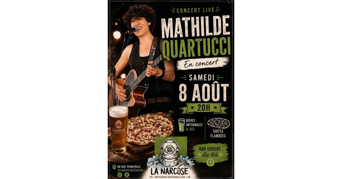 Concert live : Mathilde Quartucci à La Narcose