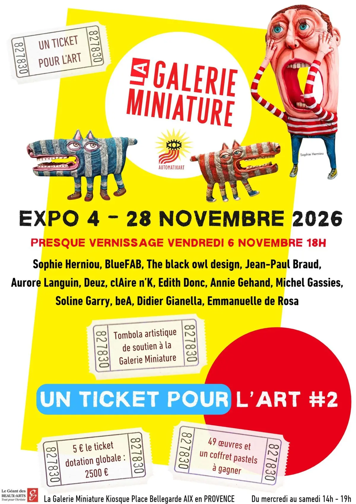 Un ticket pour l'art #2