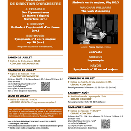 39e édition Festival de Musique de Gensac