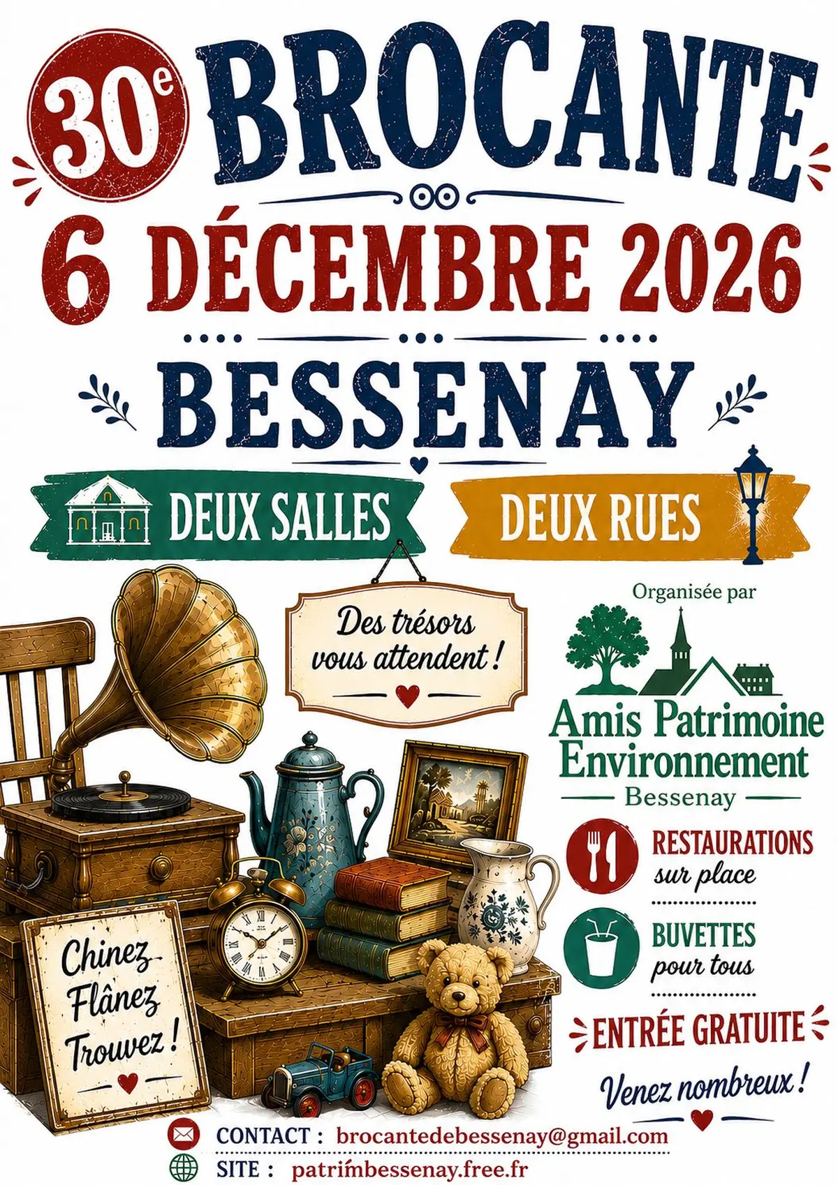 Brocante vide-greniers collections