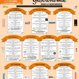 39ème Mois de la Gastronomie dans le Montargois