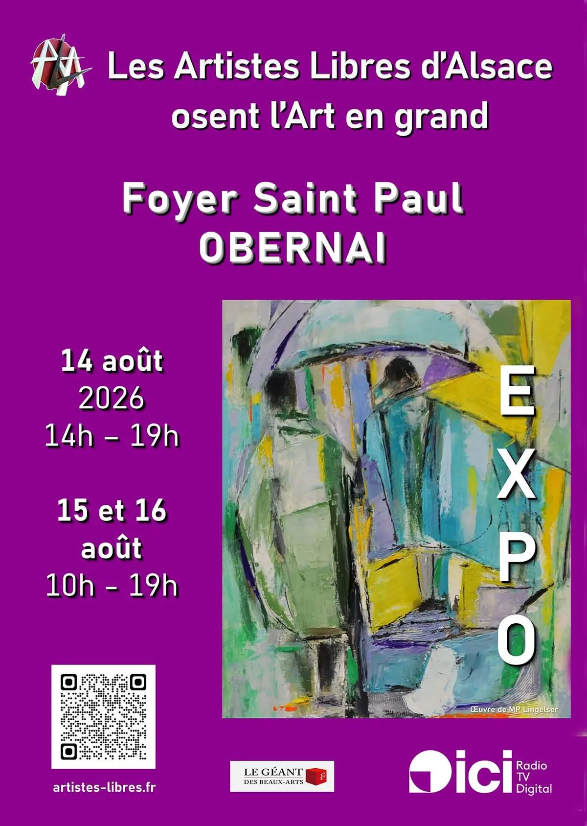 Les Artistes Libres d'Alsace osent l'Art en Grand