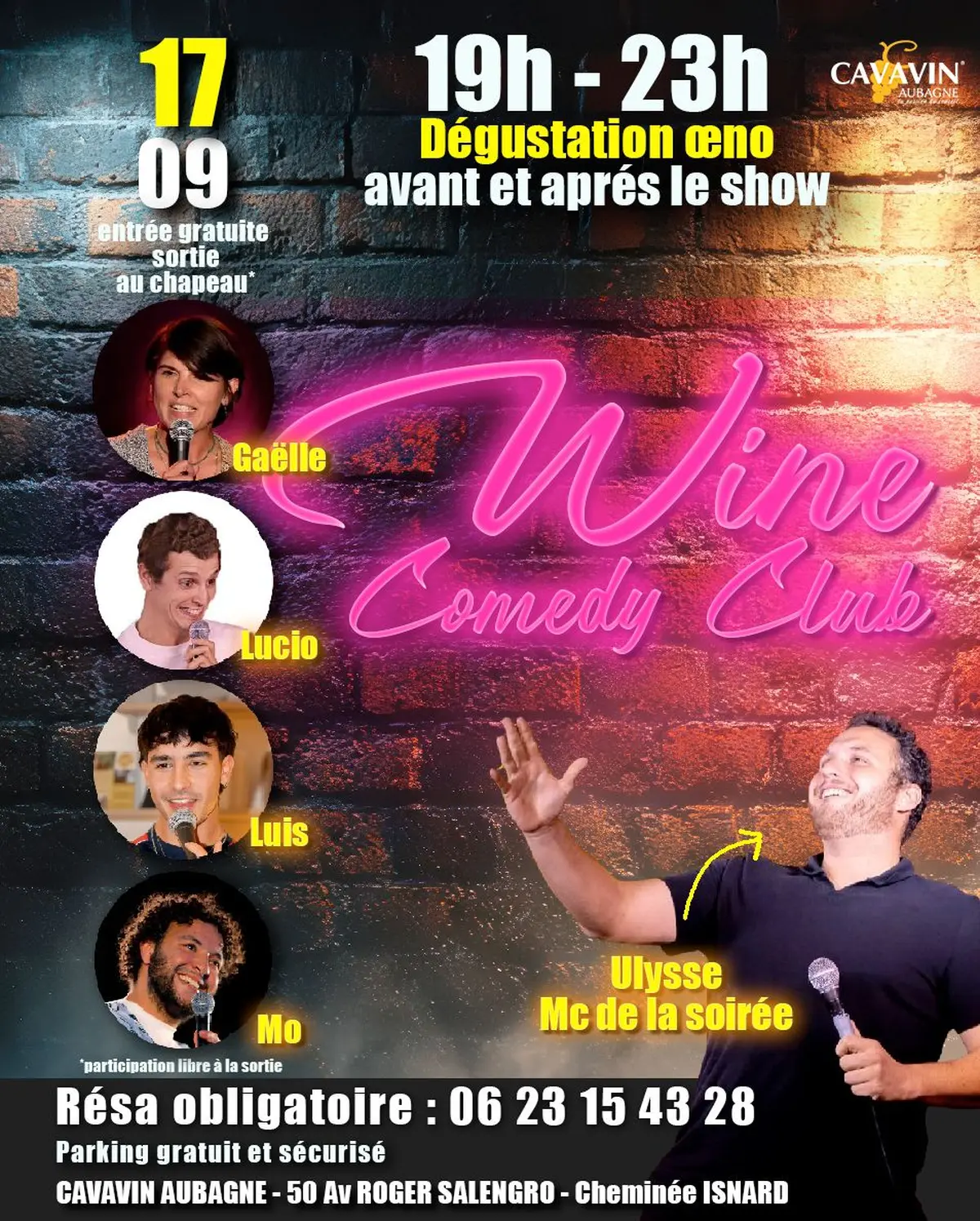 Wine Comedy Club aubagne