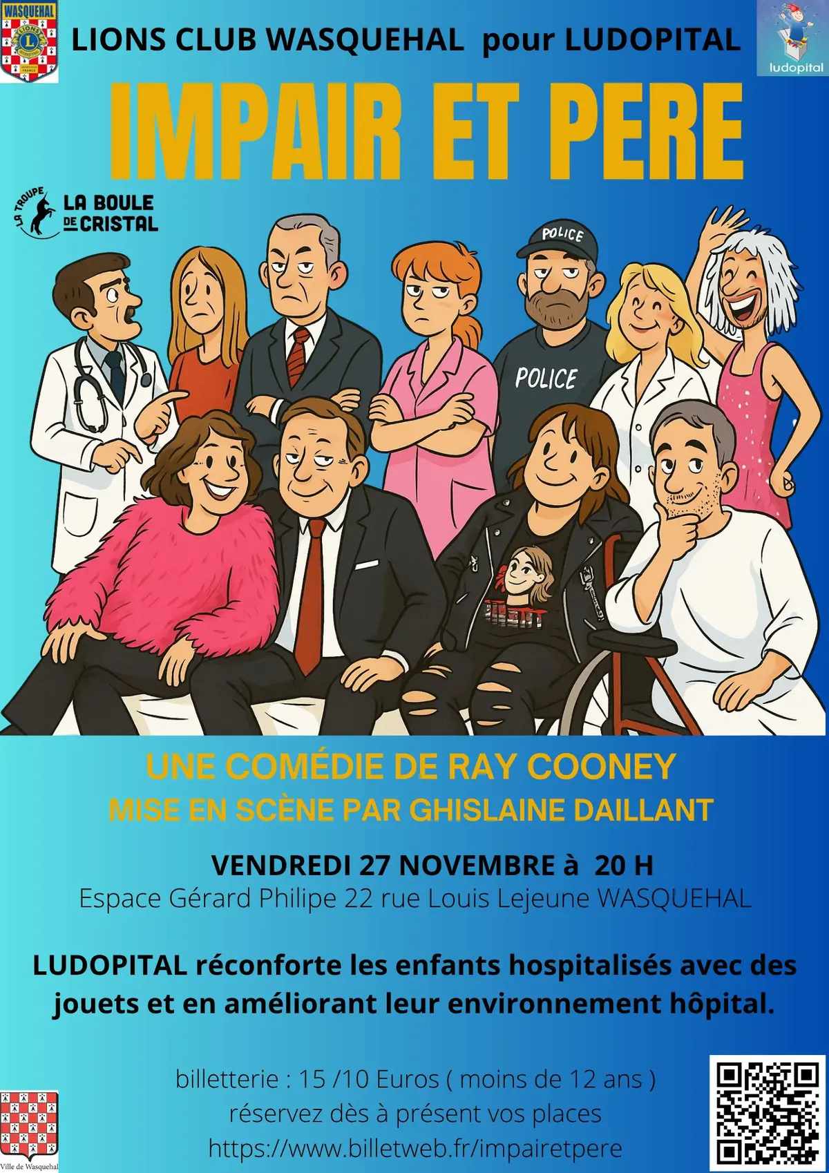 Comédie Théâtre : IMPAIR ET PERE 
