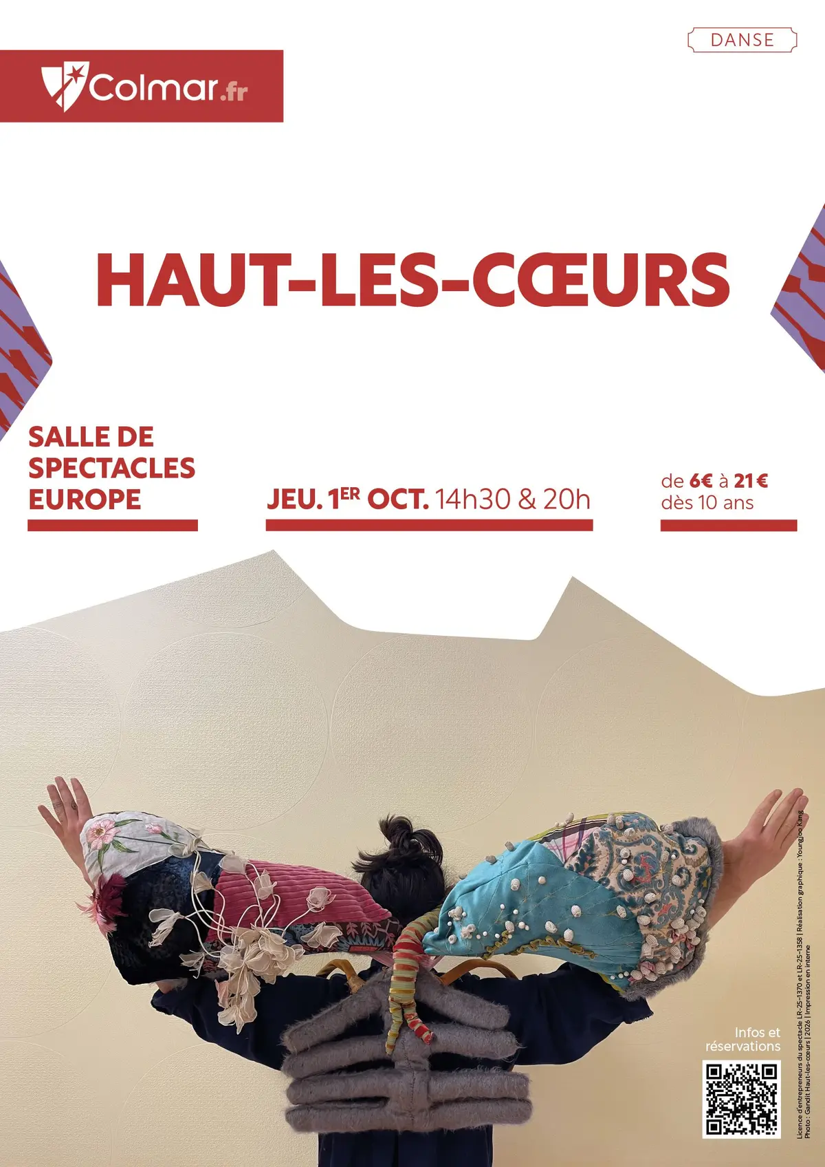 Haut-les-cœurs, un spectacle de danse et de création textile à Colmar