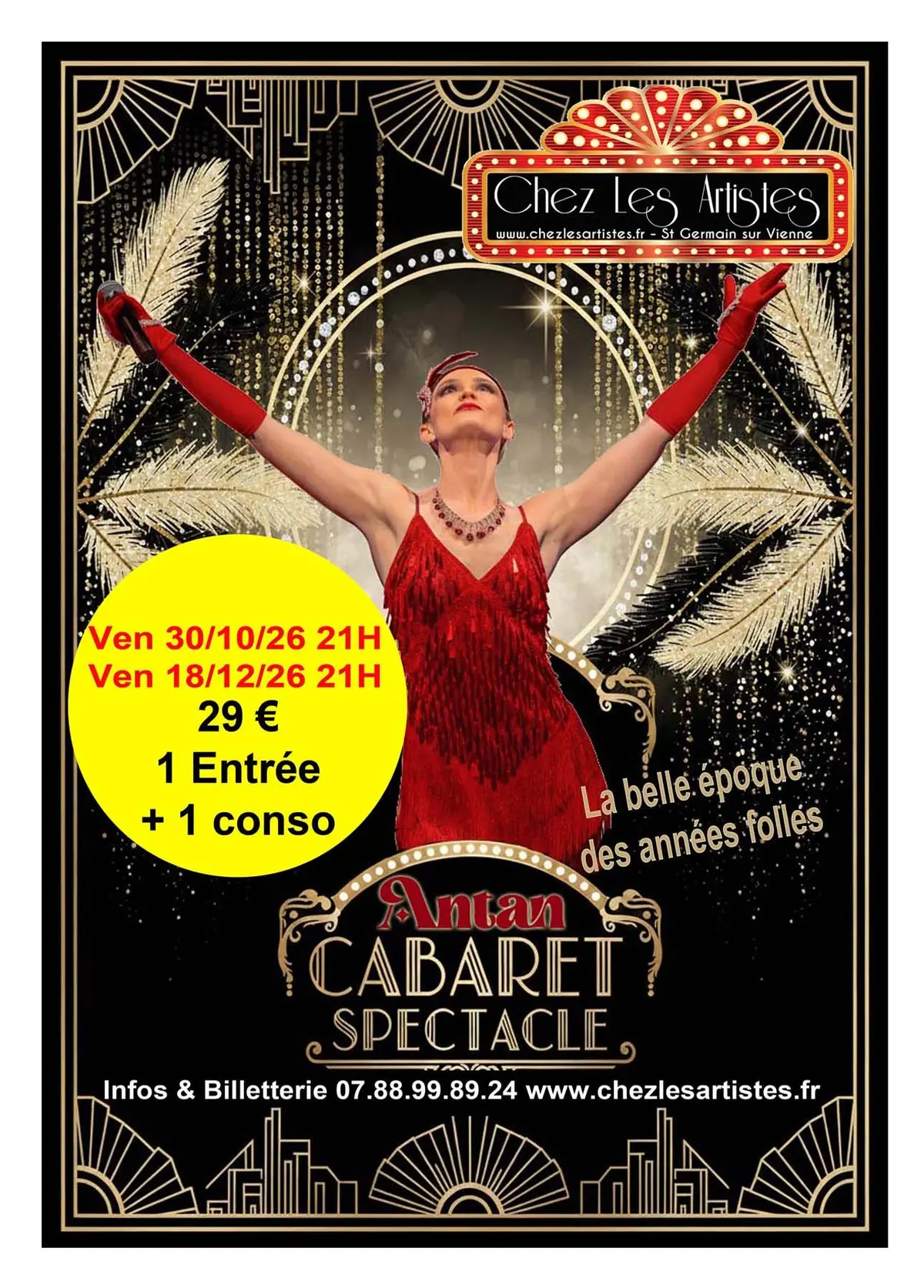 Cabaret d'antan à l'ancienne