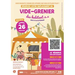 Vide-grenier des habitant.e.s (dans la rue du Hohwald)