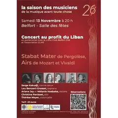 Concert au profit du Liban