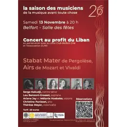 Concert au profit du Liban