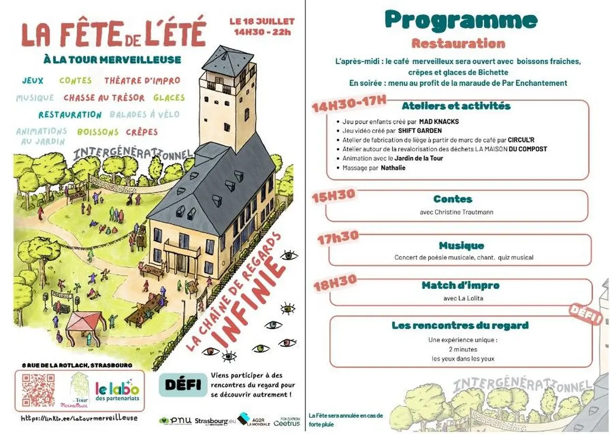LA FÊTE DE L'ÉTÉ à la Tour Merveilleuse du Schloessel