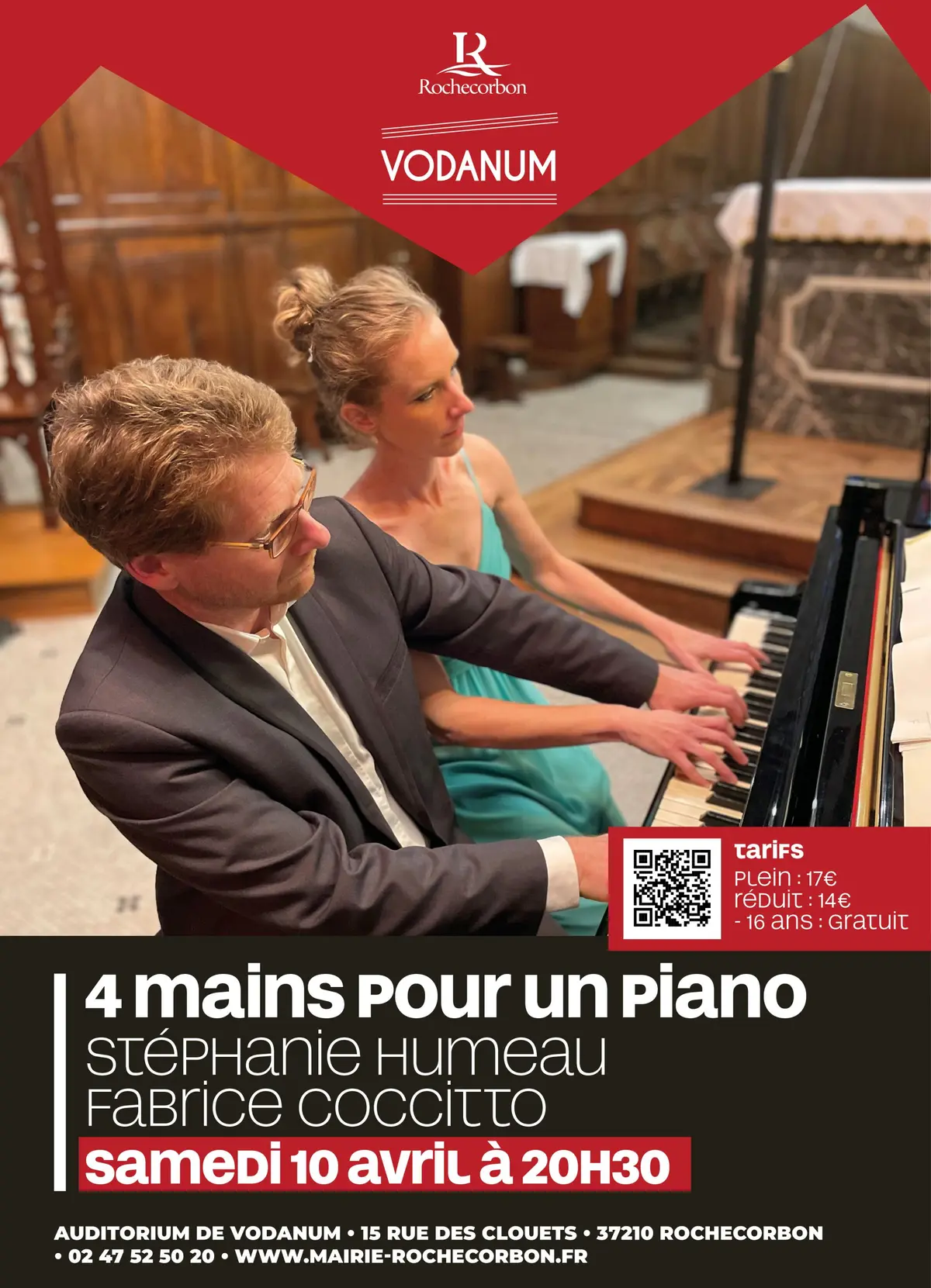 4 mains pour un piano I StéphanieHumeau & Fabrice Coccitto
