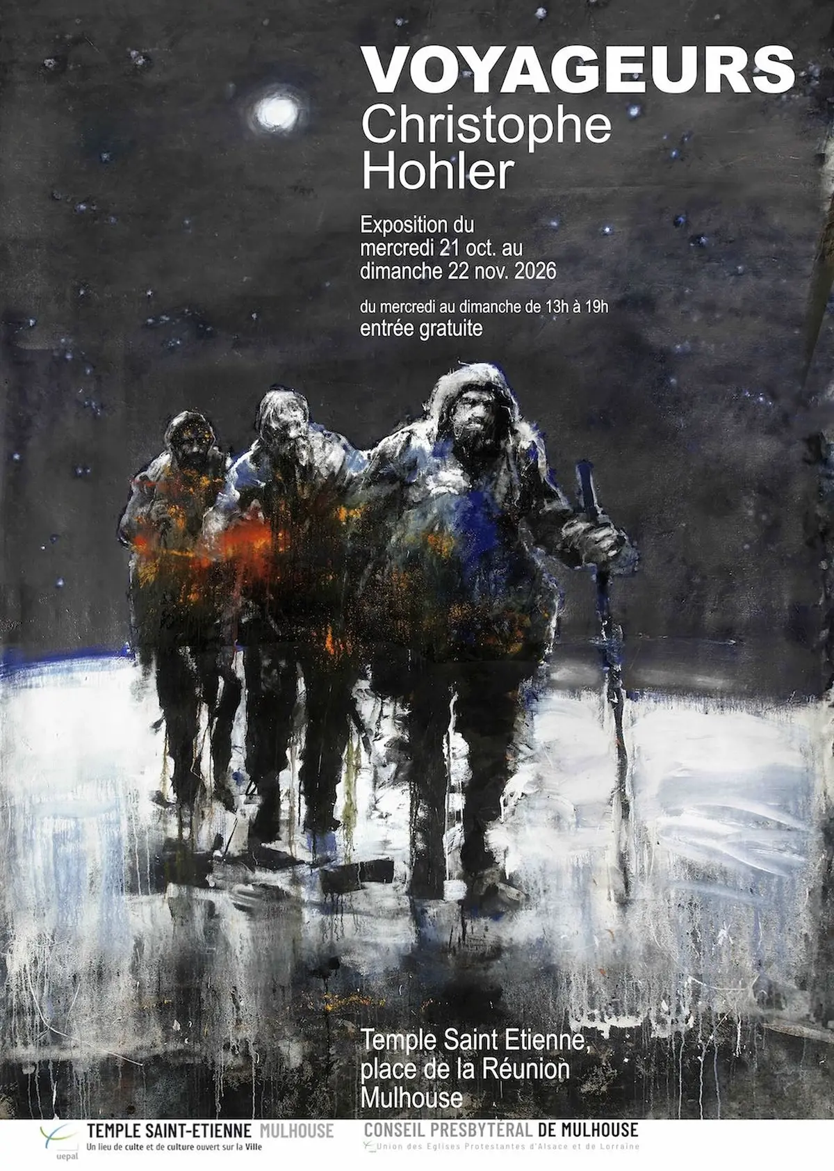 Exposition - Voyageurs - Par Christophe Hohler, artiste plasticien (Peinture)