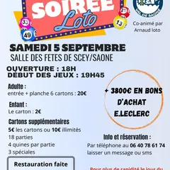 Loto du club de football de Traves 