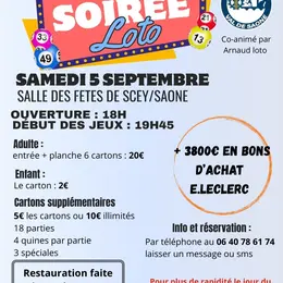 Loto du club de football de Traves 