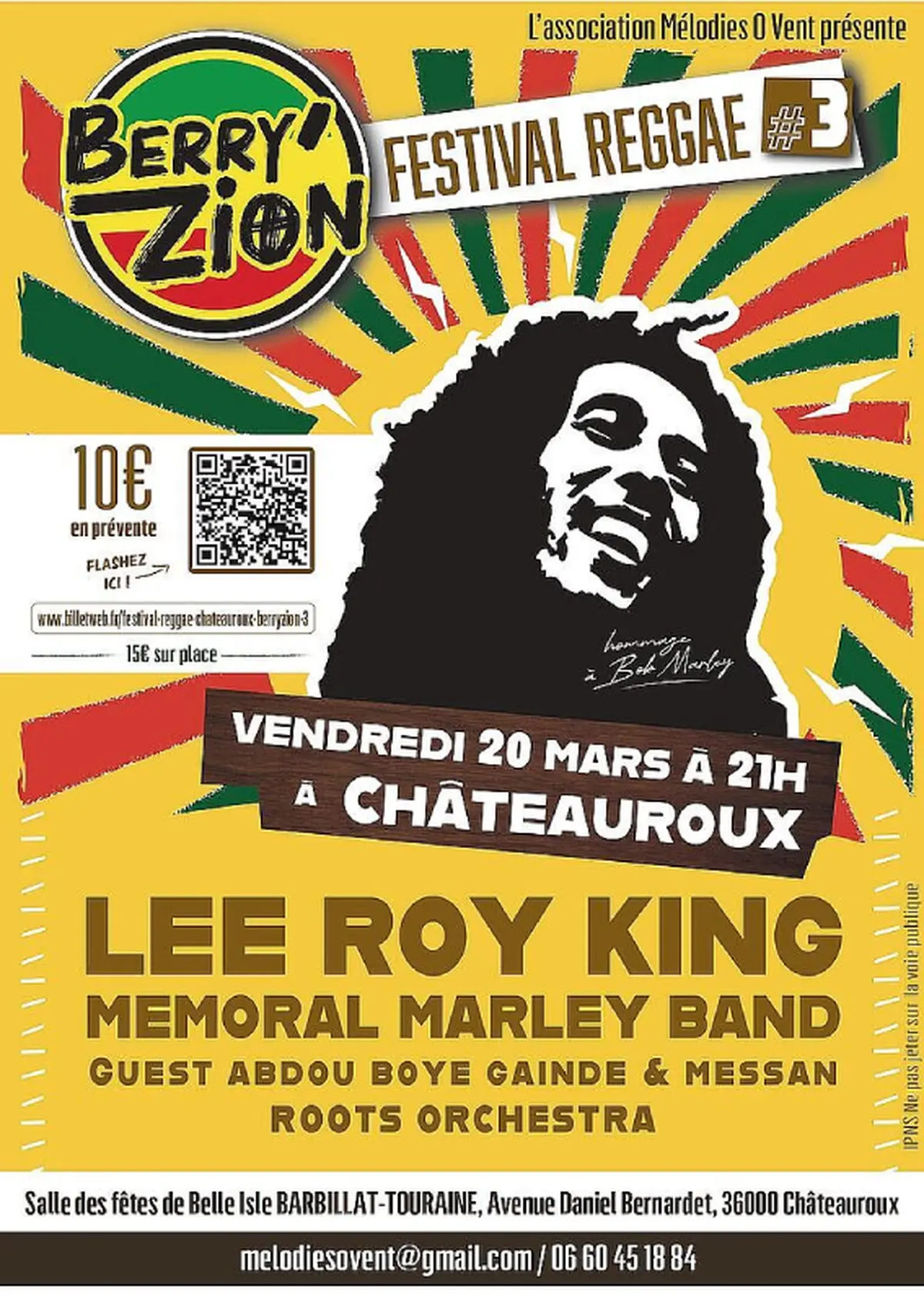 3e édition du Festival reggae Berry'zion