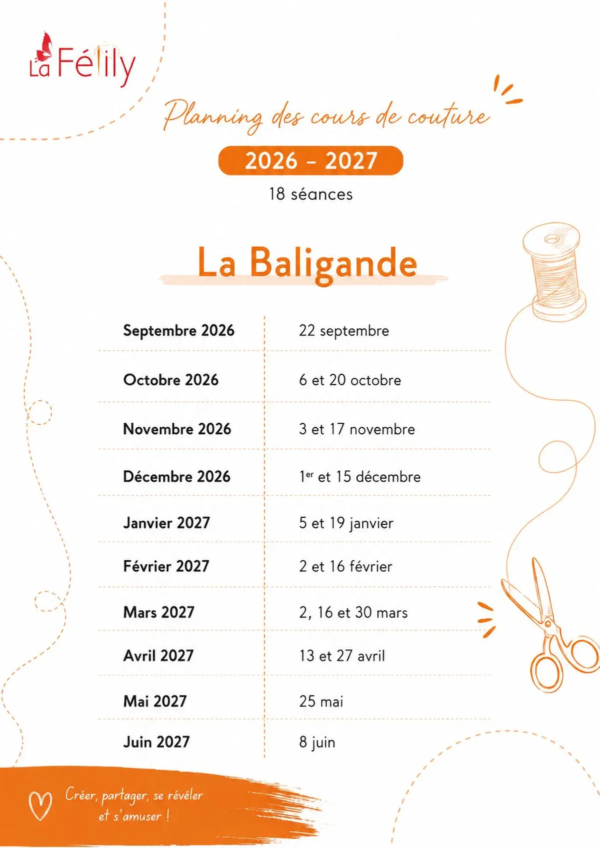 Cours de Couture Adultes à La Baligande