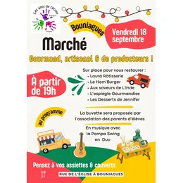 Marché Gourmand et des Artisans/Producteurs à Bouniagues