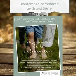 Conférence , le pouvoir de la valorisation dans l'éducation