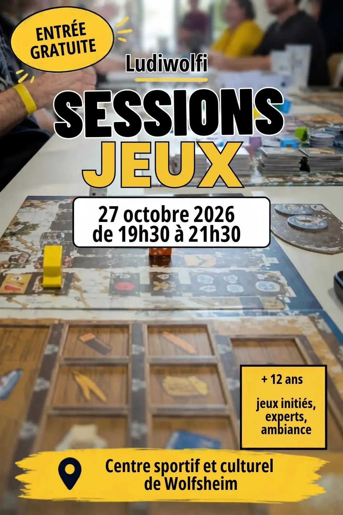 Soirée Jeux de société Ludiwolfi