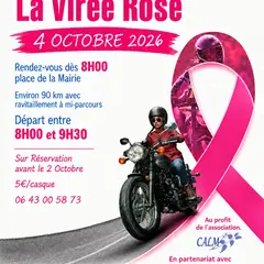 3eme balade moto La virée rose
