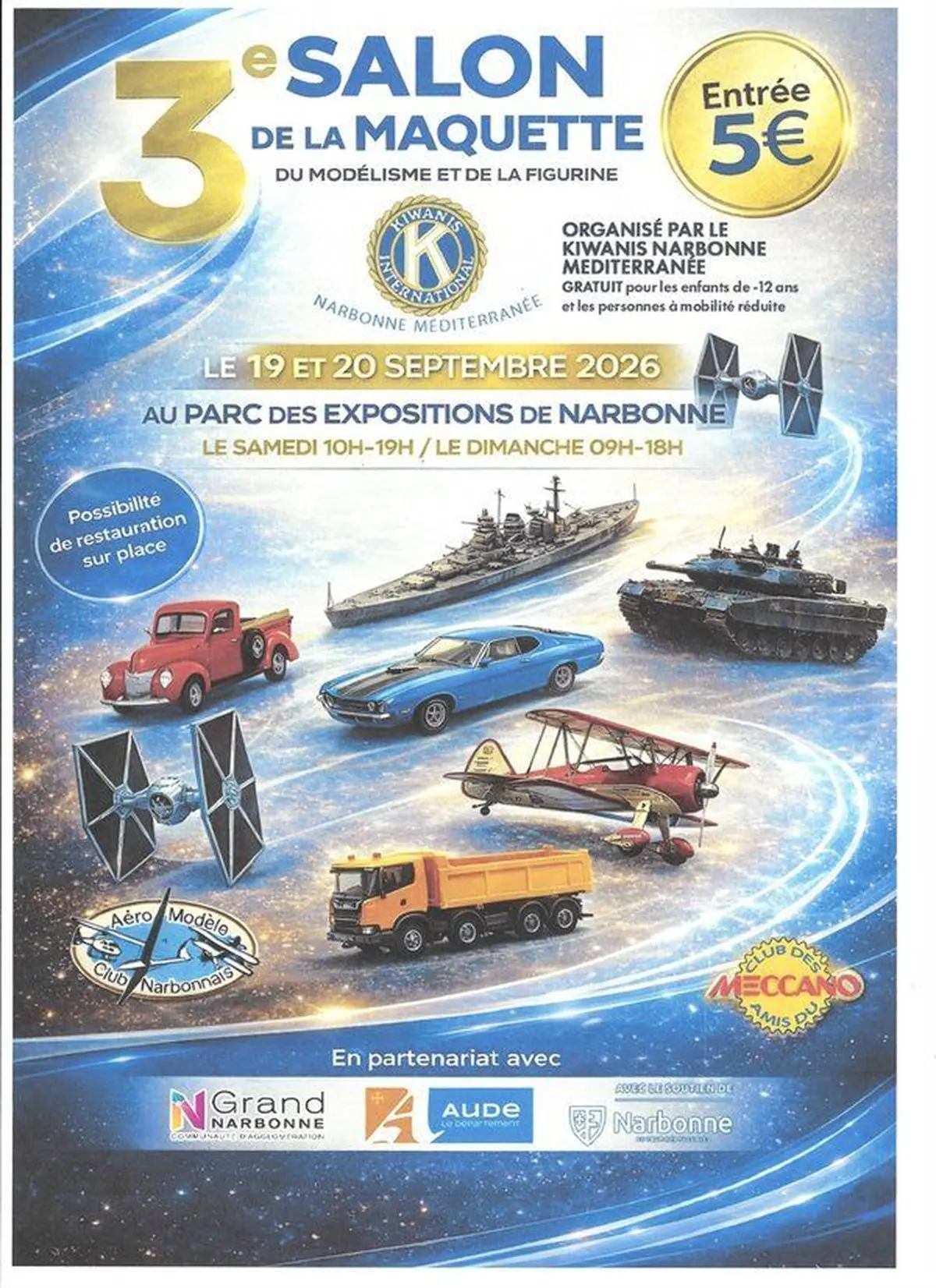 3ème Salon de la maquette, du modélisme et de la figurine à Narbonne