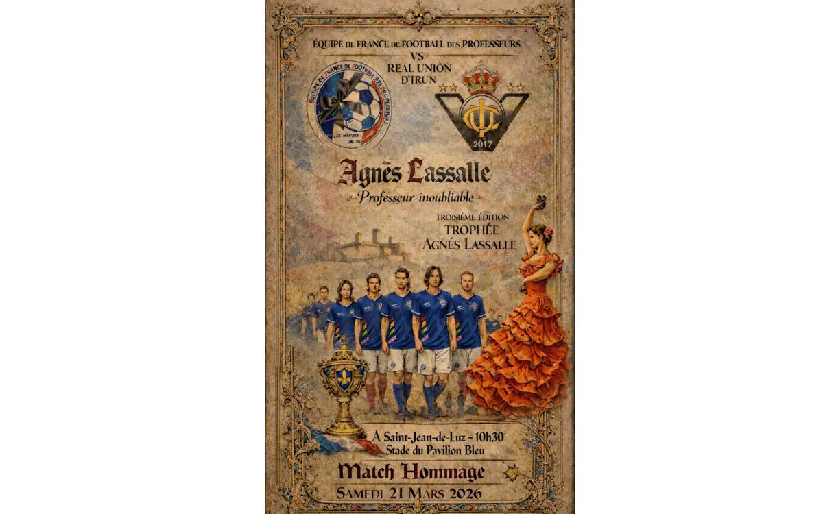 3ème Trophée Agnès Lassalle Equipe de France de Football des Professeurs VS Real Union d'Irun veteranos
