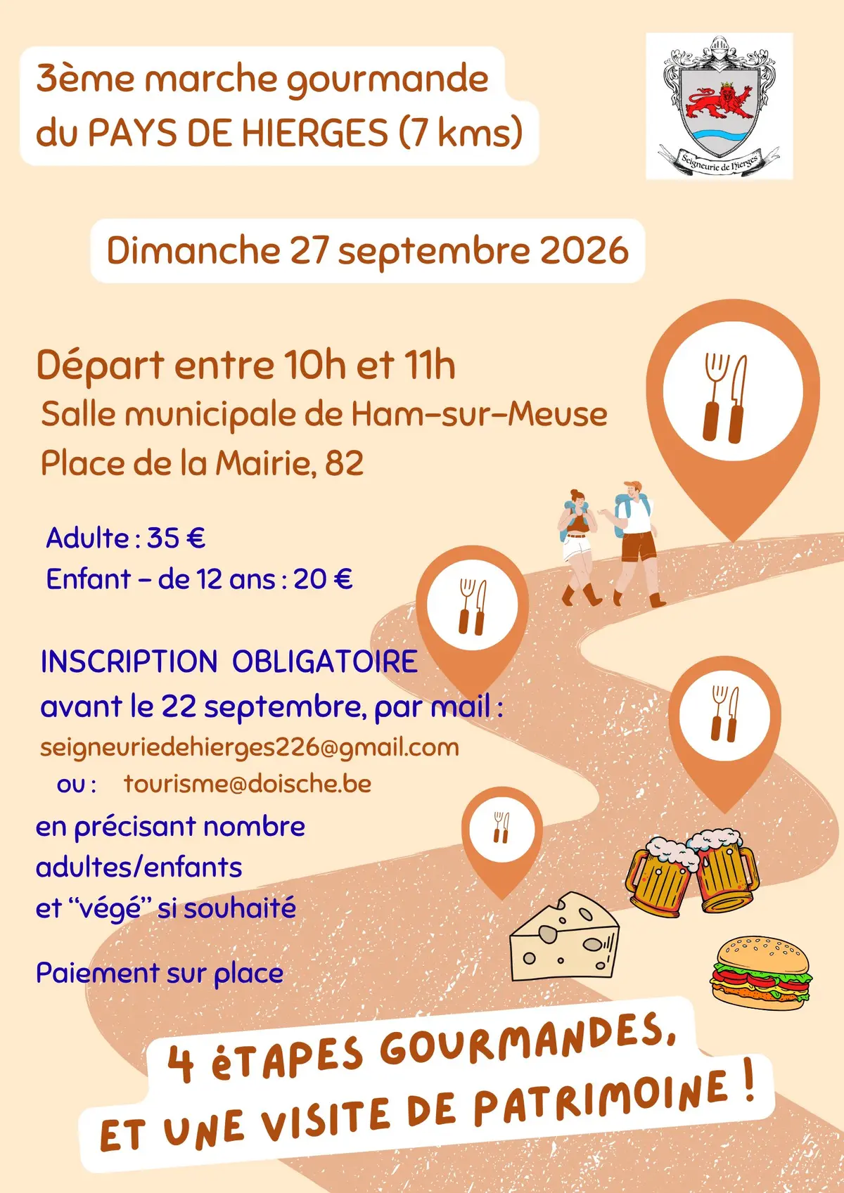 3ème marche gourmande du Pays de Hierges