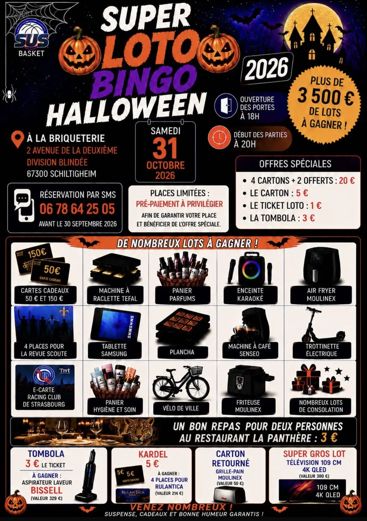 Super loto bingo d’ Halloween 