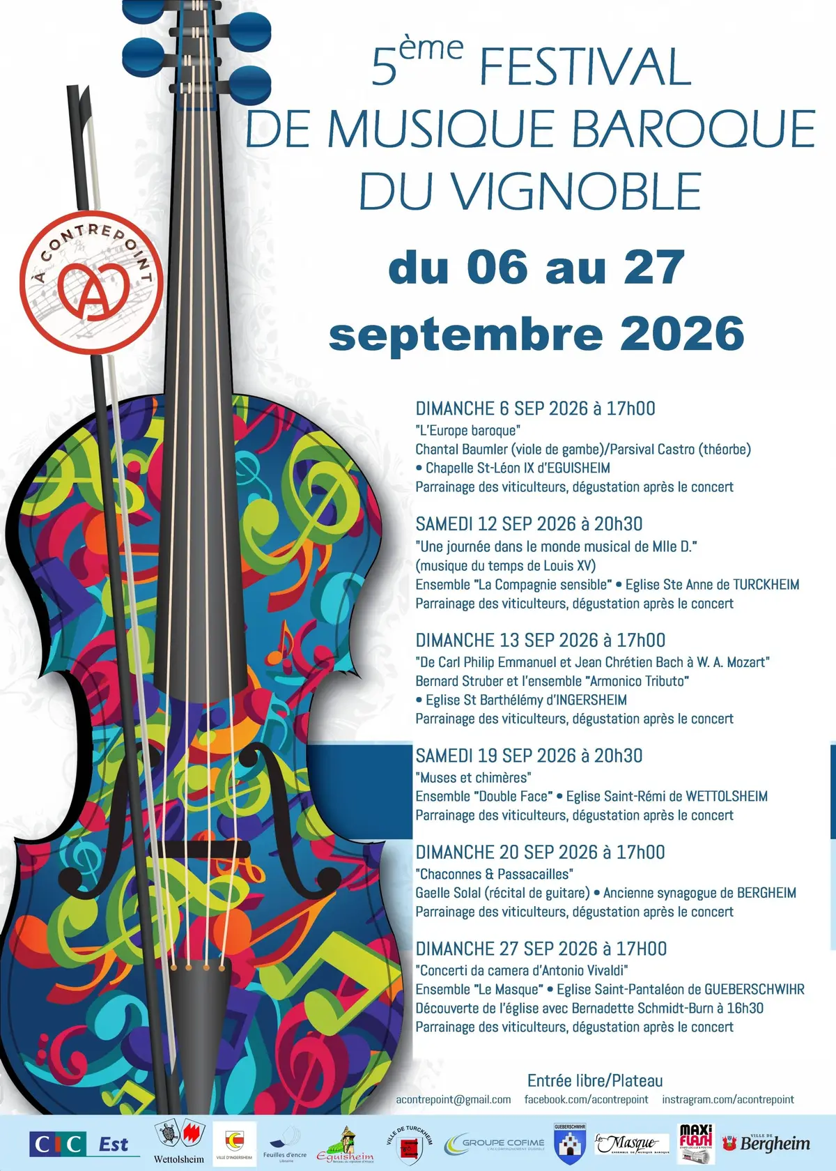 5ème Festival de Musique Baroque du Vignoble (1er Concert)