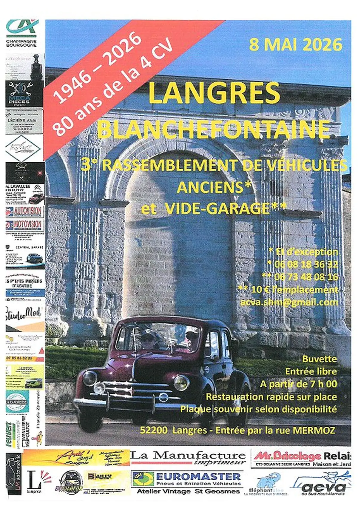 3° Rassemblement de Véhicules Anciens et d'Exception