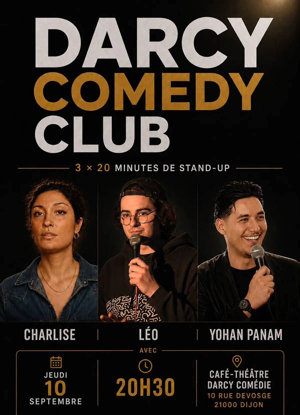 3x 30 minutes de stand up
