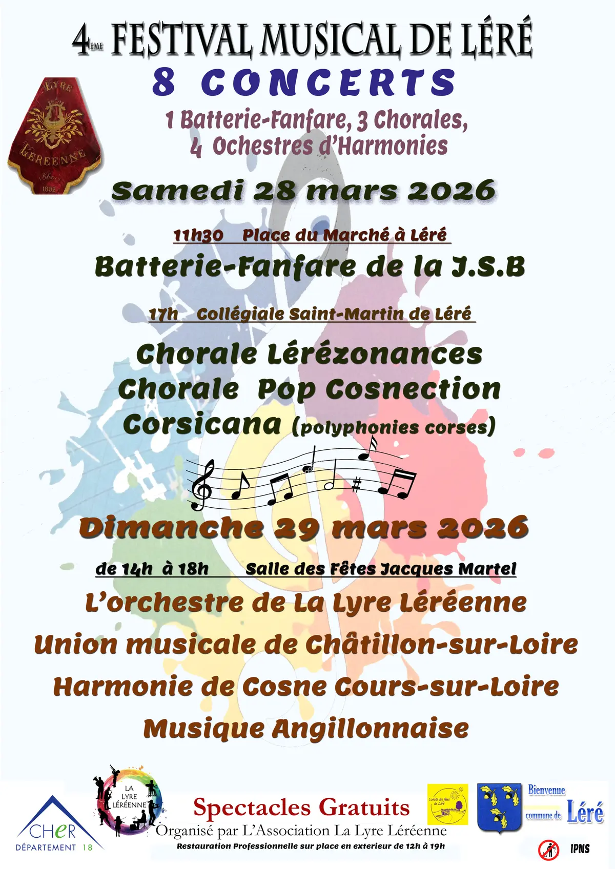 [ 4 ème FESTIVAL MUSICAL DE LERE] Batterie fanfare