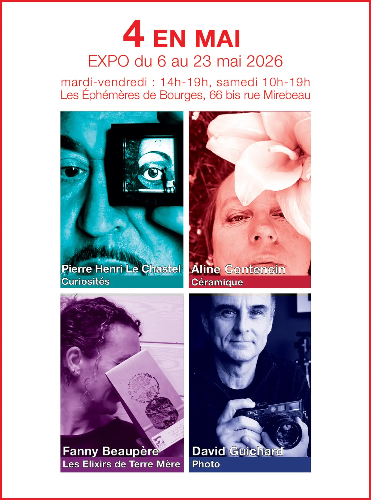 4 en Mai - Exposition à Les Ephemères de Bourges