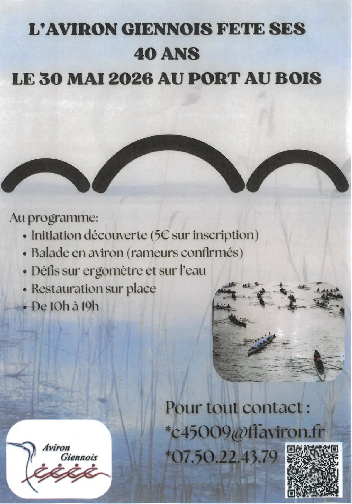 40 ans de l'Aviron Giennois