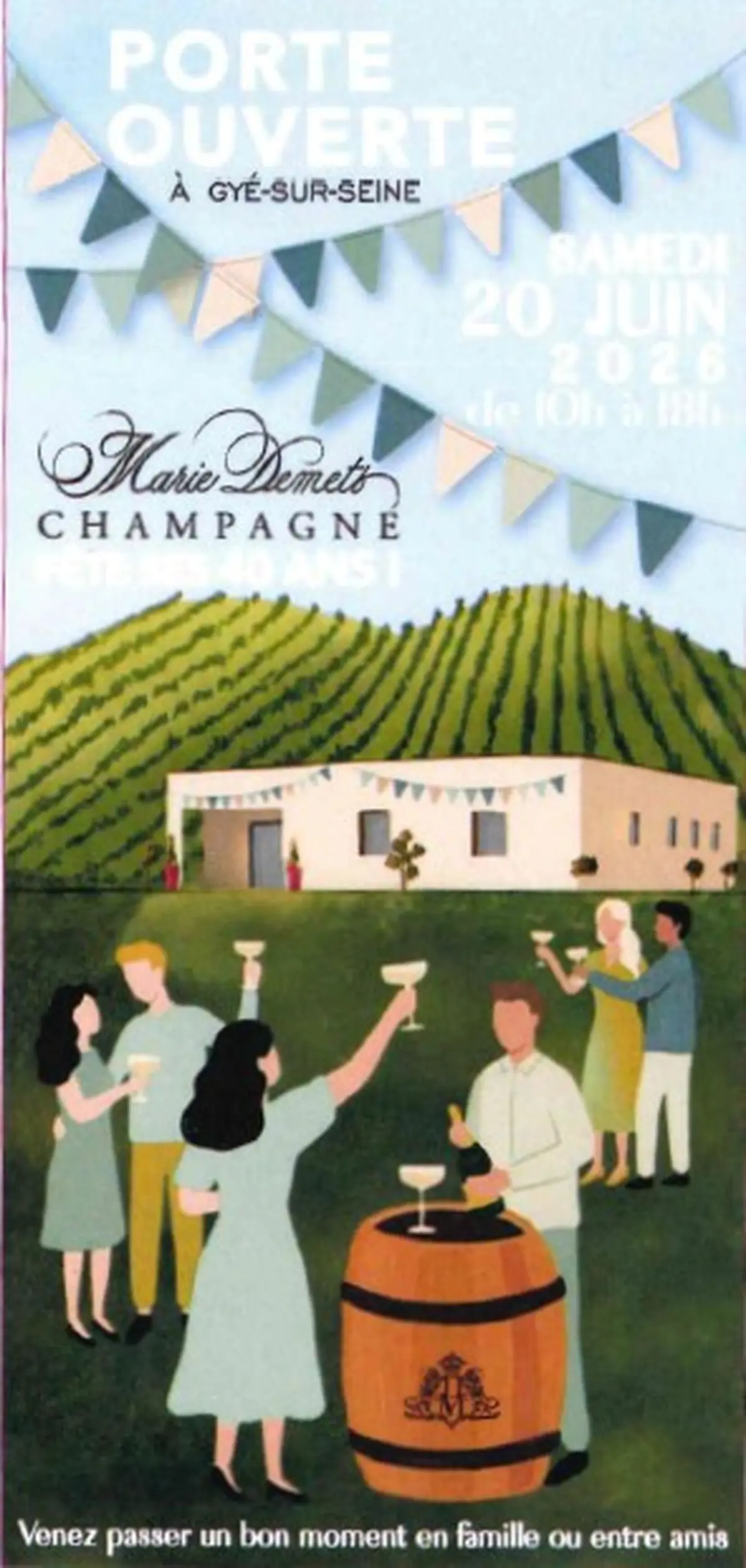 40 ans du Champagne Marie Demets