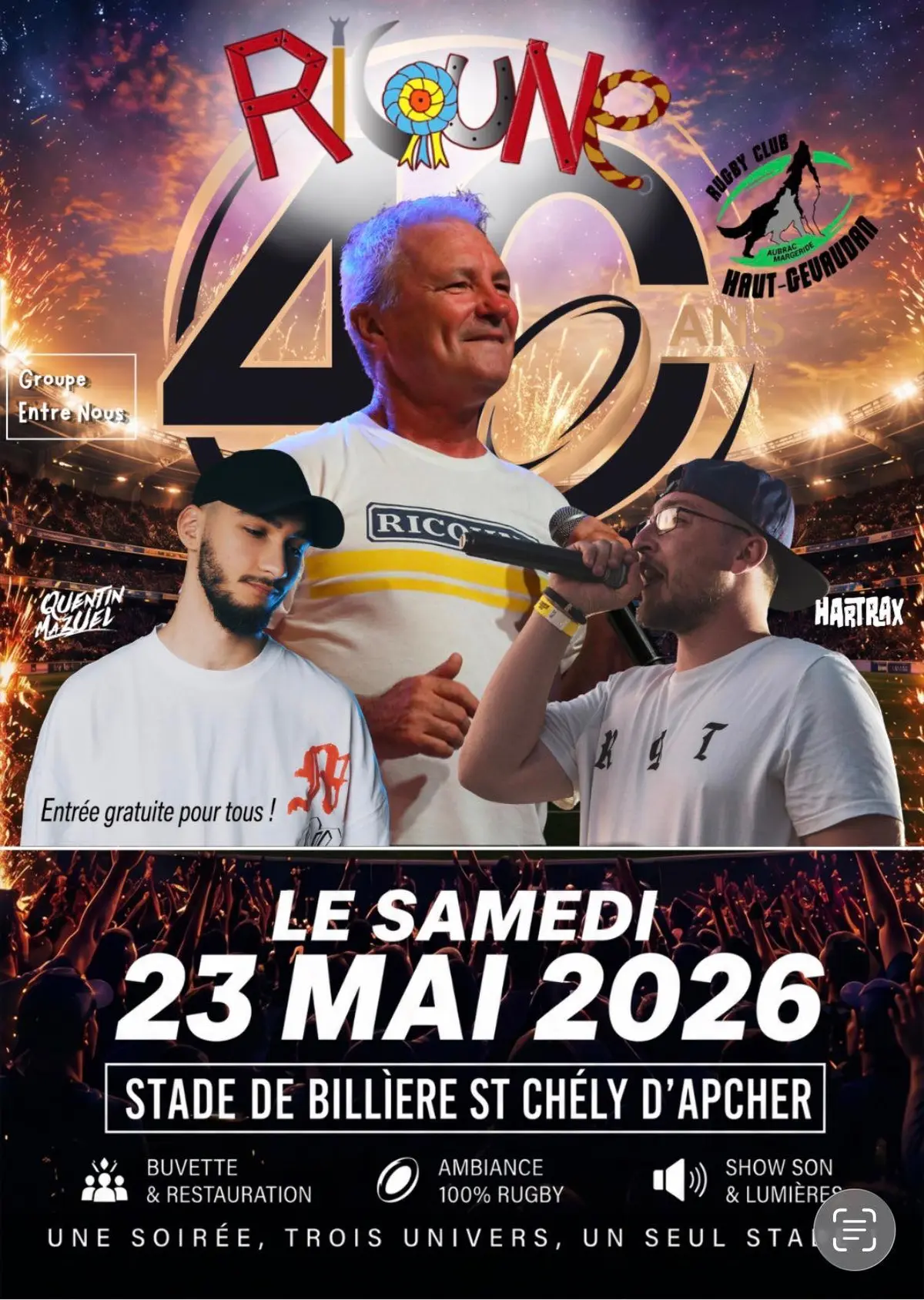 40 Ans Du Rugby Club Haut Gévaudan