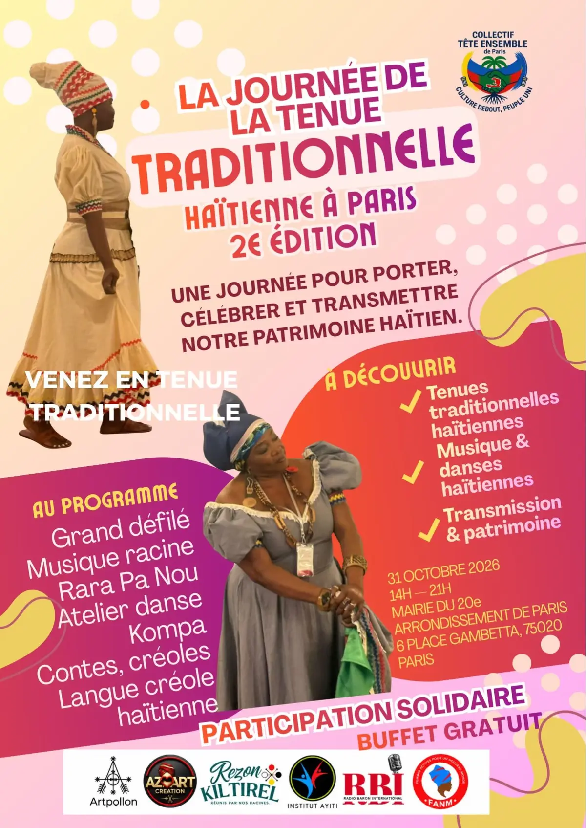 La Journée de la Tenue Traditionnelle Haïtienne à Paris – 2e édition