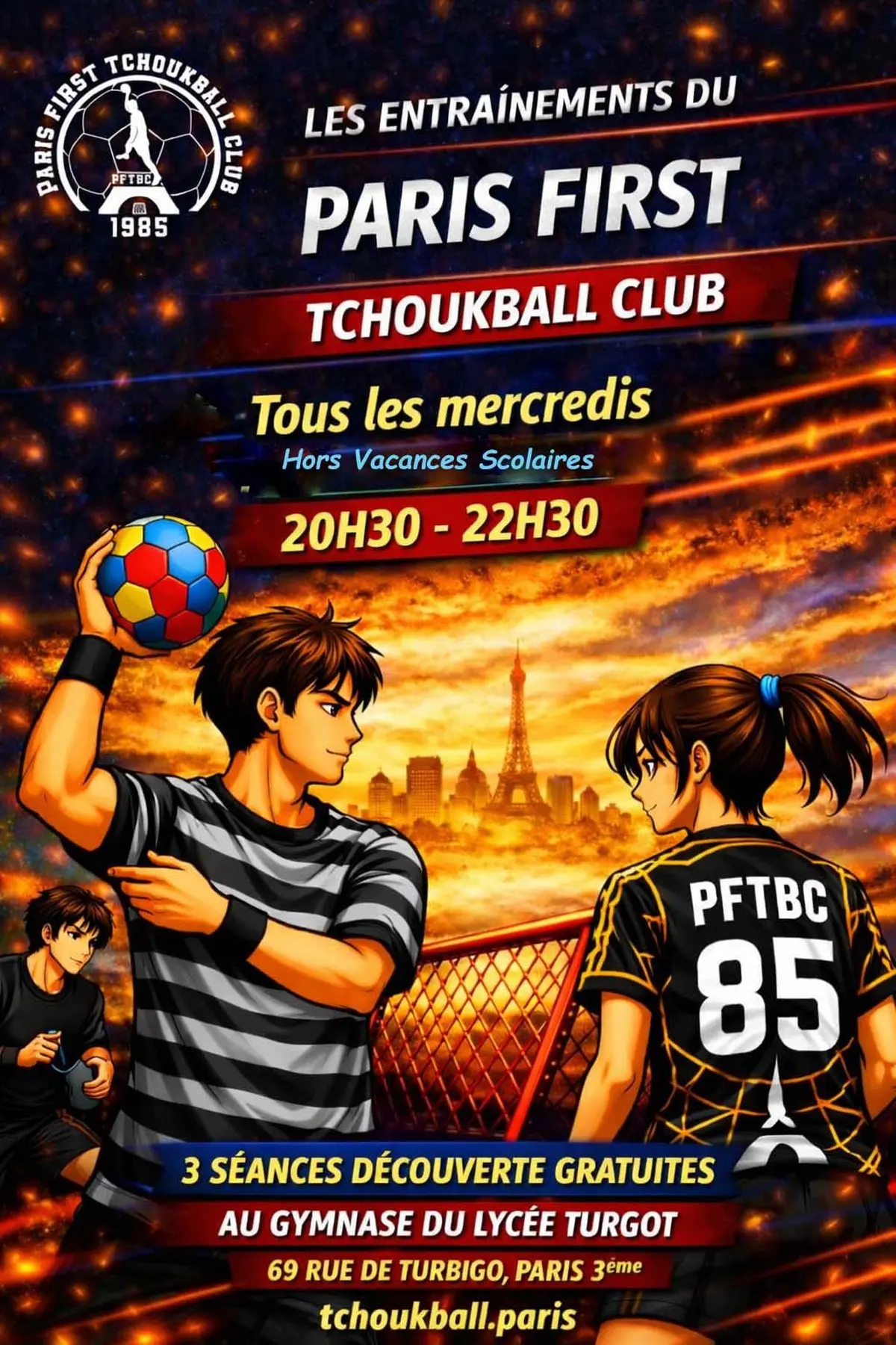 TchoukBall à Paris République