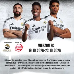 Stage de football Vierzon FC x Fundacion Real Madrid Clinics 
