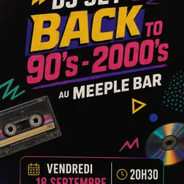 DJ Set 90' - 2000's au Meeple Bar