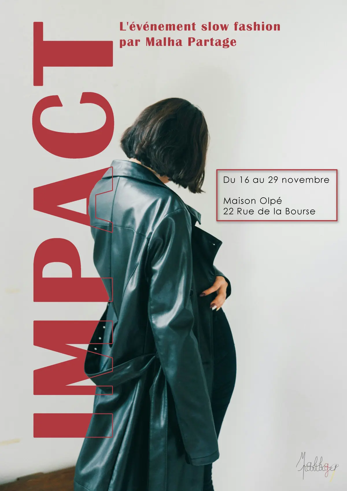 Boutique éphémère IMPACT mode durable