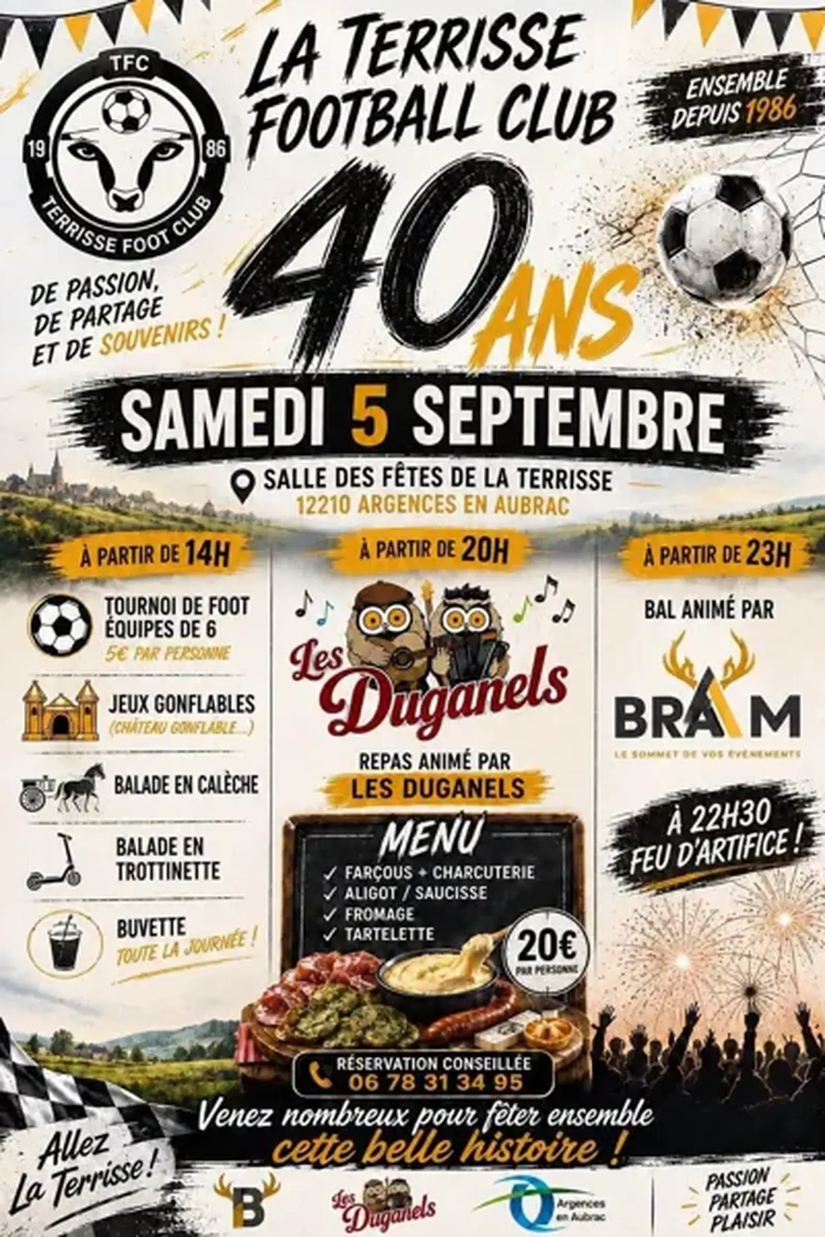 40ans du La Terrisse Football Club