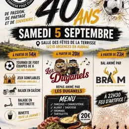 40ans du La Terrisse Football Club